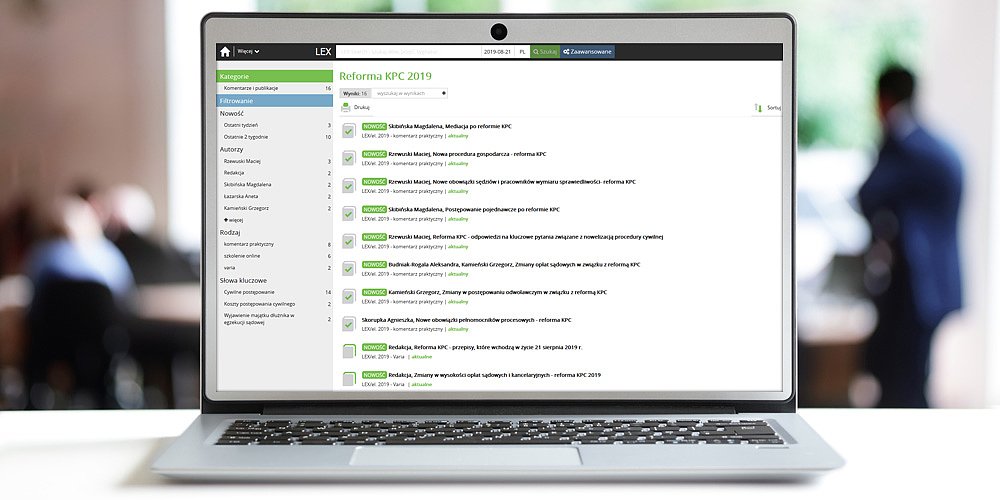 W związku z nowelizacją KPC 2019 - dedykowane hasło w LEX