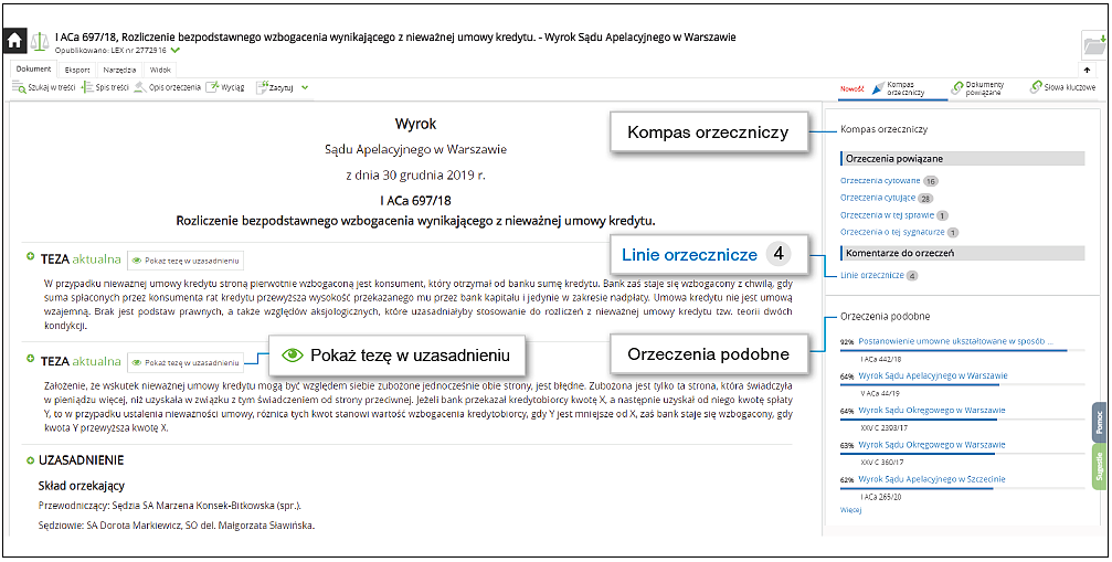 LEX Kompas Orzeczniczy