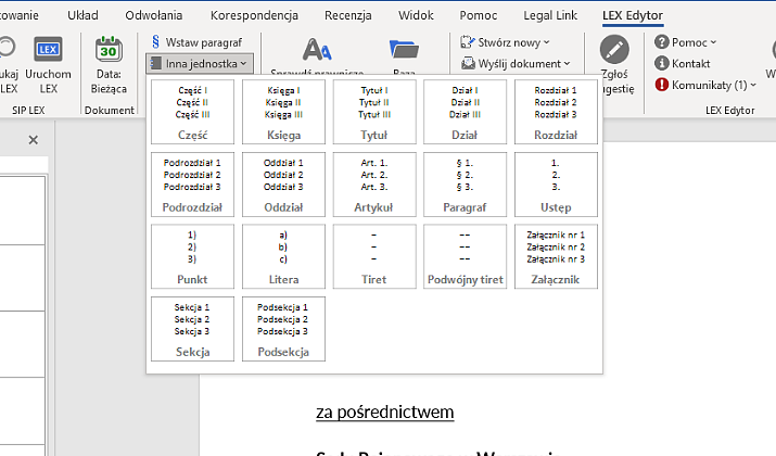 Proste tworzenie dokumentów