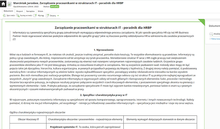 Analizy problemowe, komentarze praktyczne i poradniki