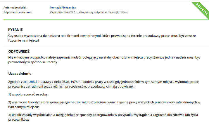 Wsparcie ekspertów