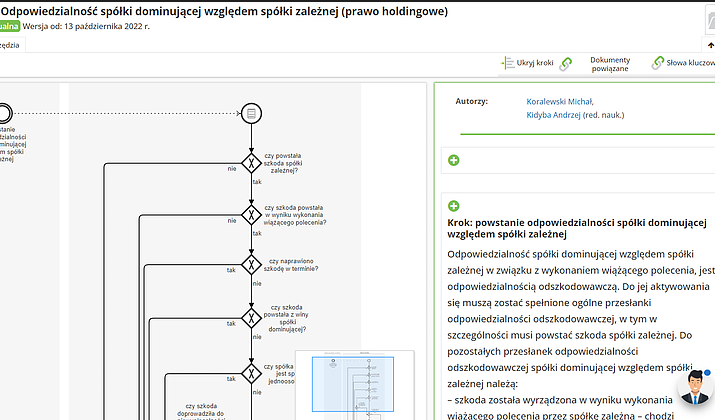 Interaktywne schematy procedur