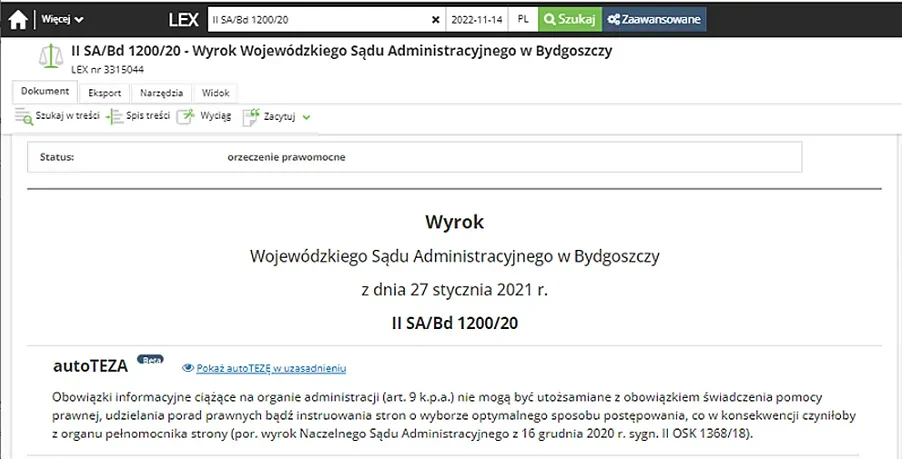 kontekst autoTEZY