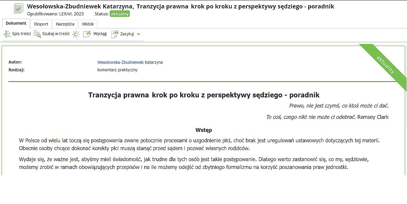 Tranzycja prawna w praktyce sędziego – fot. 1