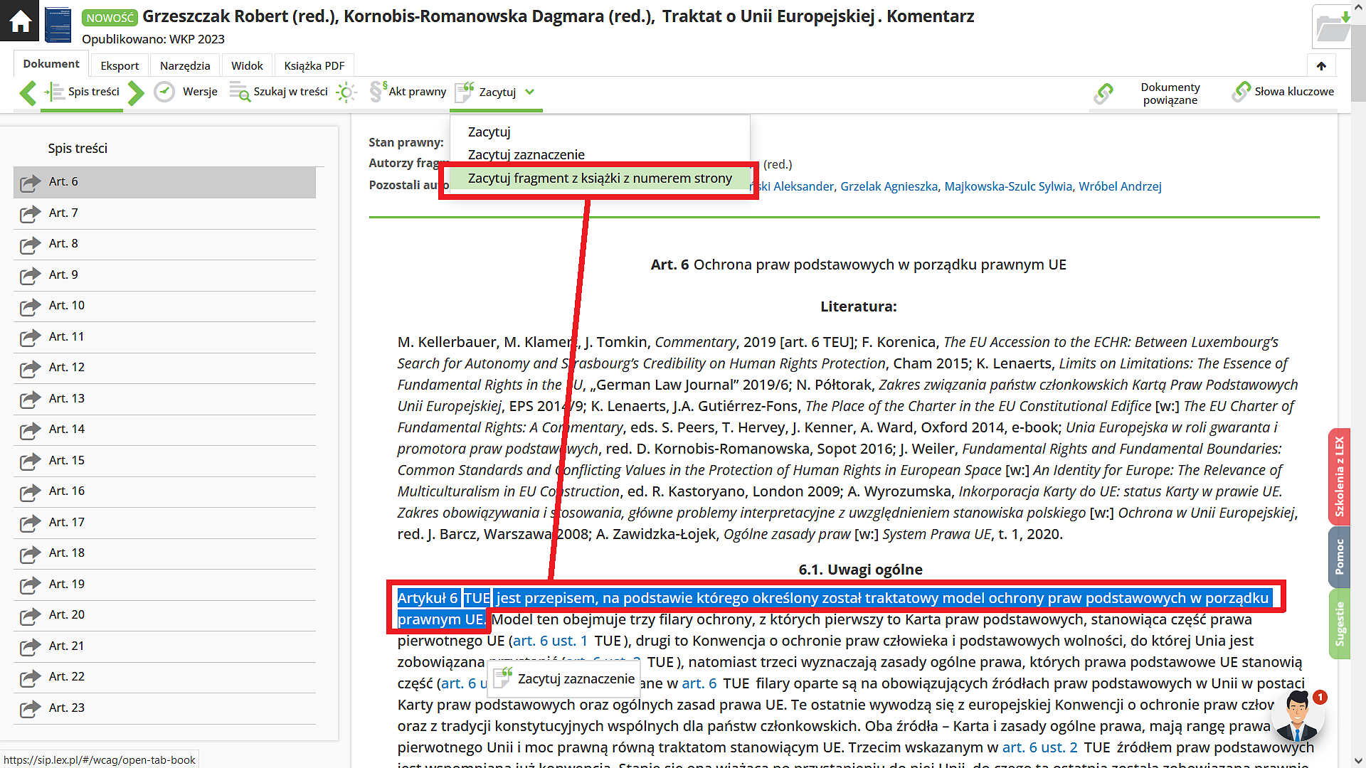 Komentarz do Traktatu o UE w LEX Prawo Europejskie – fot. 6