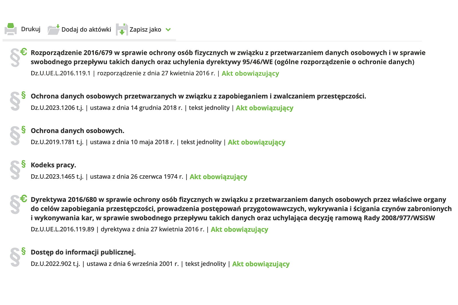 Wygodnie zarządzasz listą obserwowanych dokumentów
