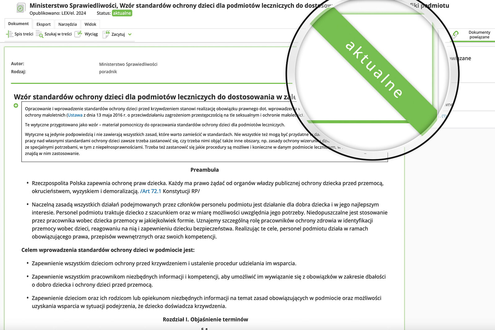 Wszystkie poradniki są ocenione co do aktualności – masz pewność, że pracujesz na aktualnych dokumentach
