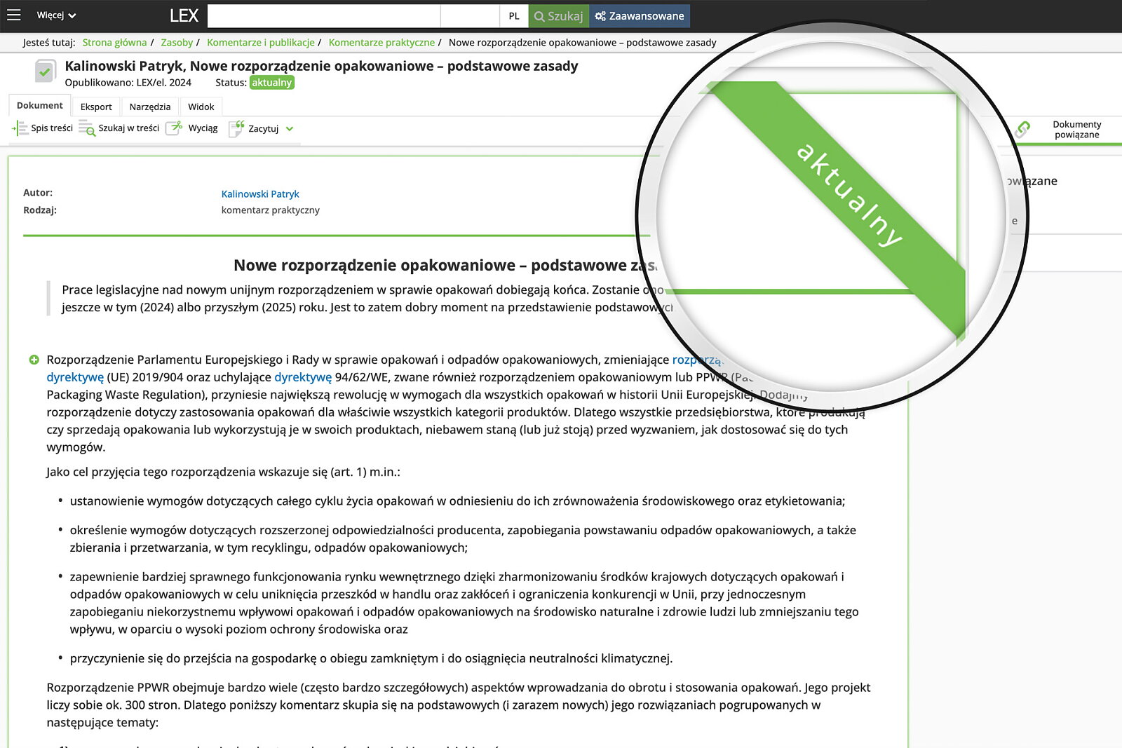 Wszystkie komentarze są ocenione co do aktualności – masz pewność, że pracujesz na aktualnych dokumentach