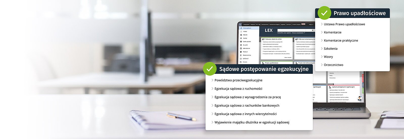 Wypróbuj LEX Windykacje przez 14 dni za darmo LEX Windykacje to unikatowa na rynku, kompleksowa baza informacji z zakresu windykacji należności, obejmująca płaszczyznę cywilną, podatkową i karną  