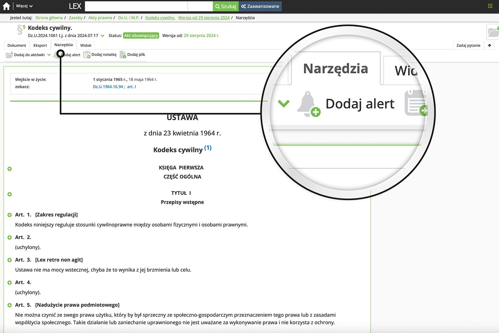 <p>Samodzielnie decydujesz, które ustawy chcesz śledzić i zakładasz na nich alerty</p>