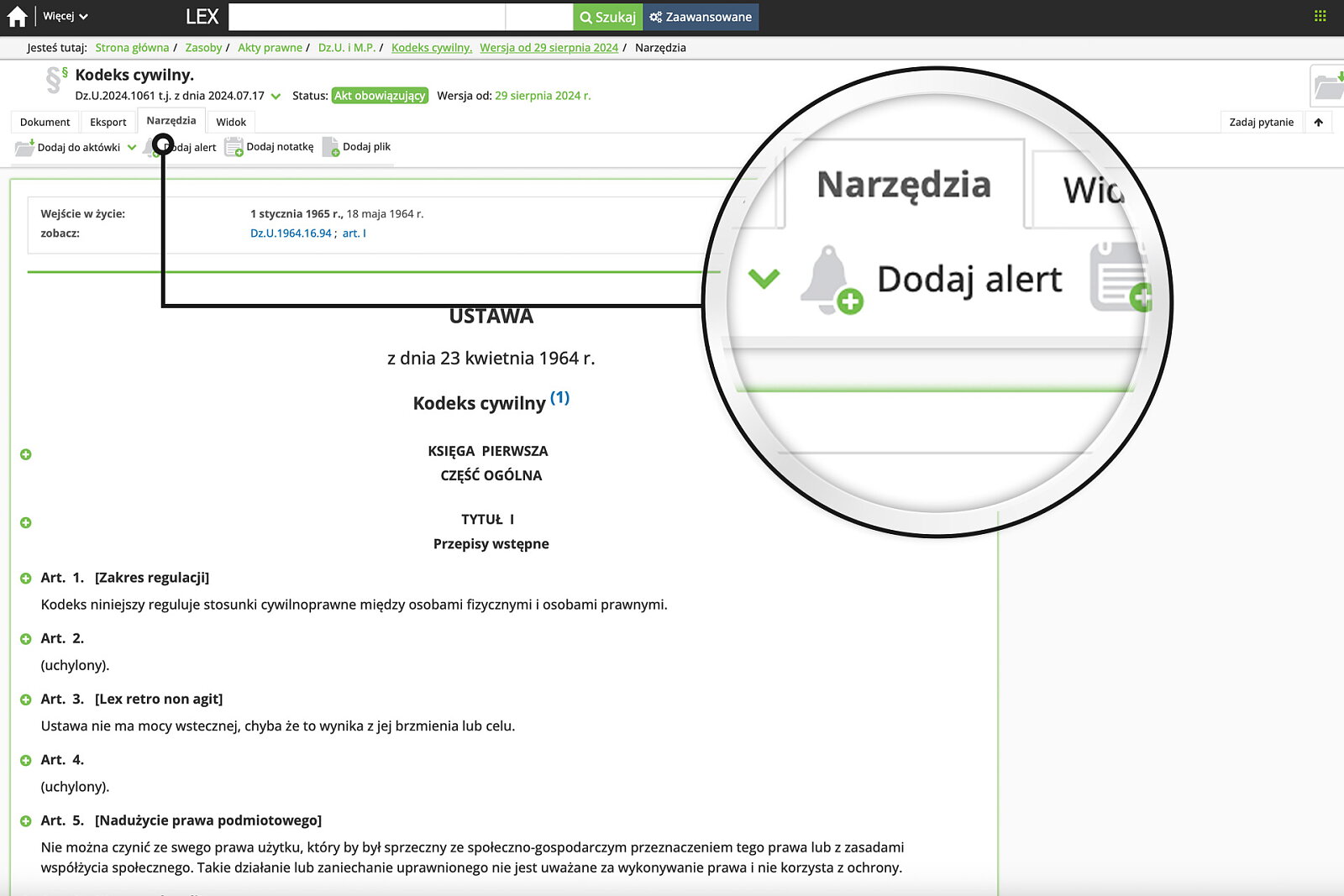 <p>Samodzielnie decydujesz, które ustawy chcesz śledzić i zakładasz na nich alerty</p>