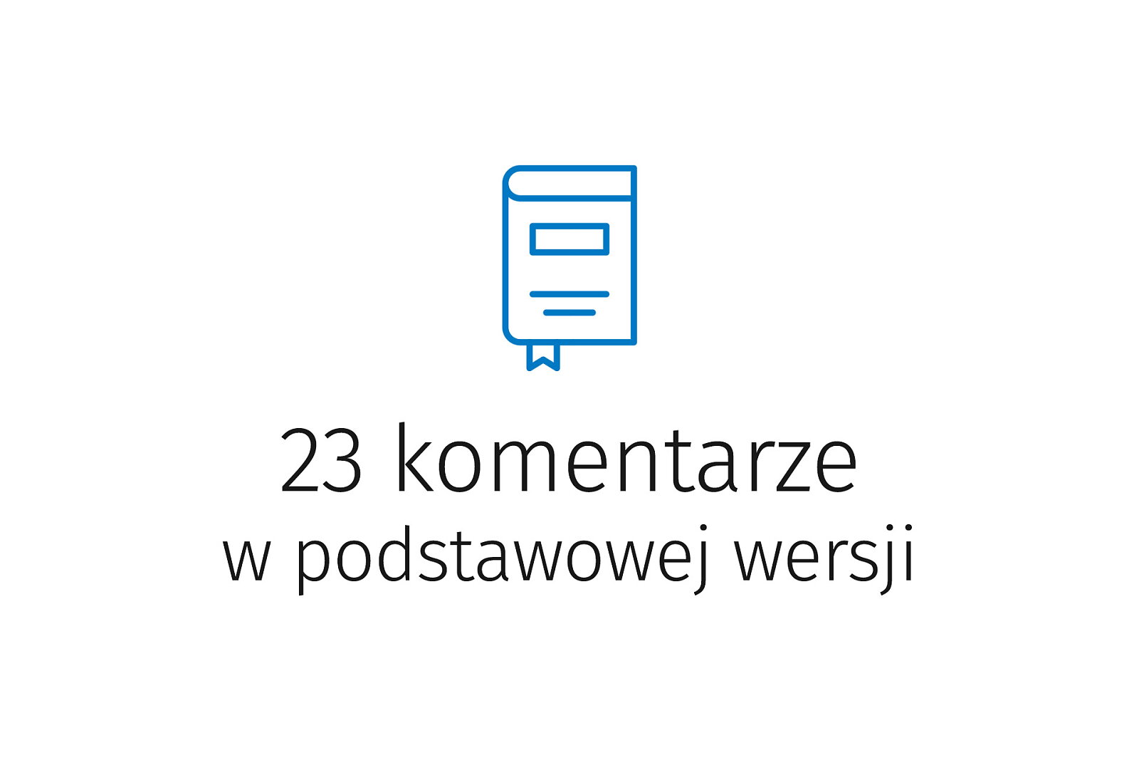 <p>Z LEX Flex nie musisz już kupować dodatkowych publikacji w wersji papierowej. Nawet w podstawowej wersji dostajesz 23 komentarze do najważniejszych ustaw</p>