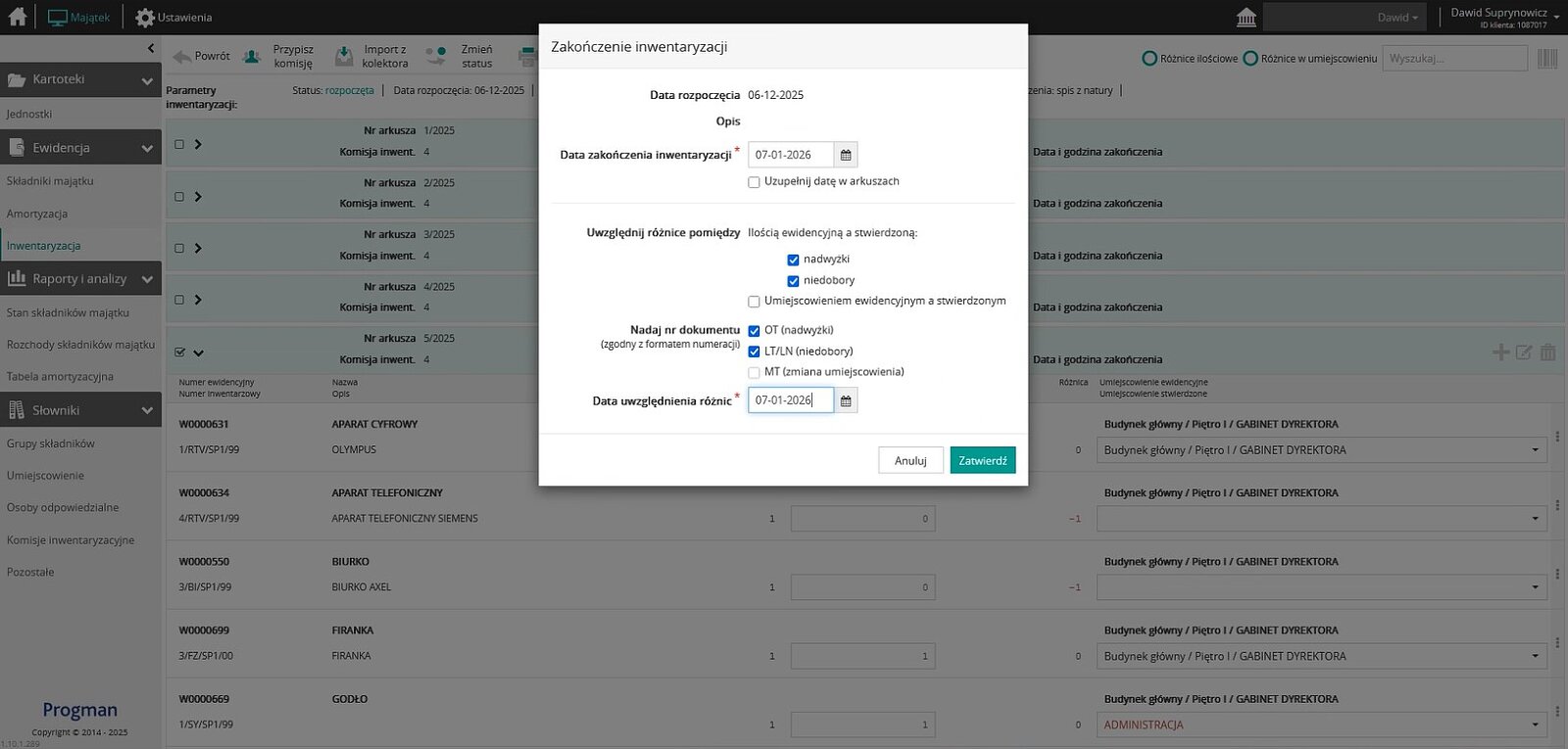 Wsparcie zarządzania ryzykiem