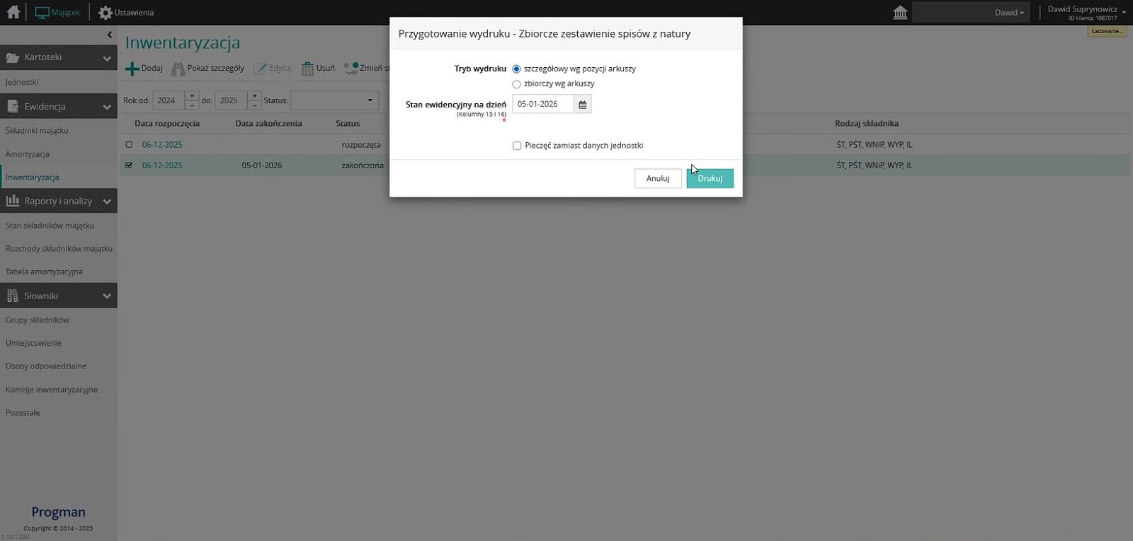 Wsparcie zarządzania ryzykiem