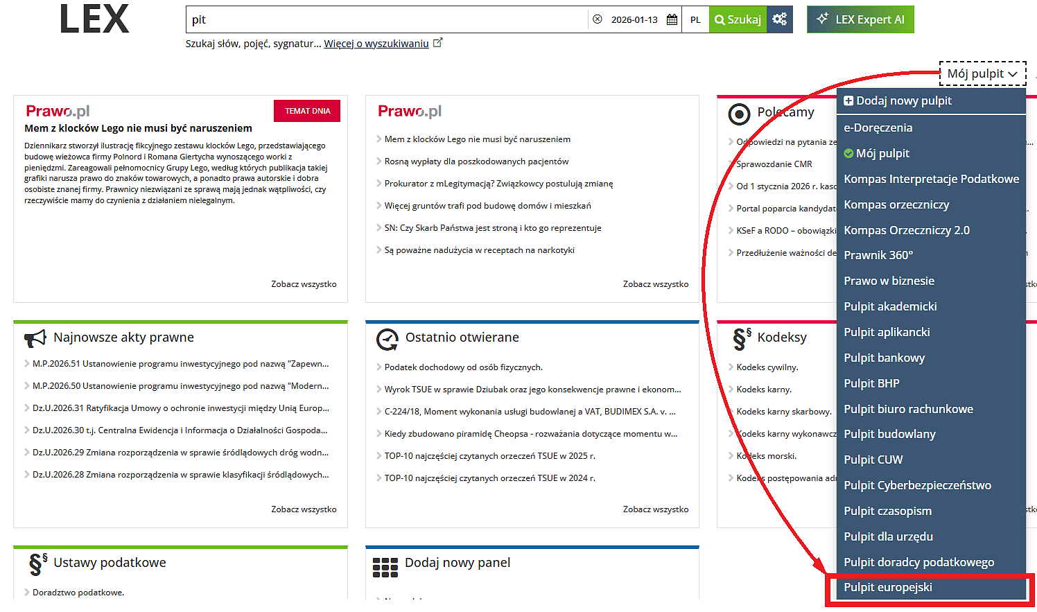Jak znaleźć polskie pytania prejudycjalne?
