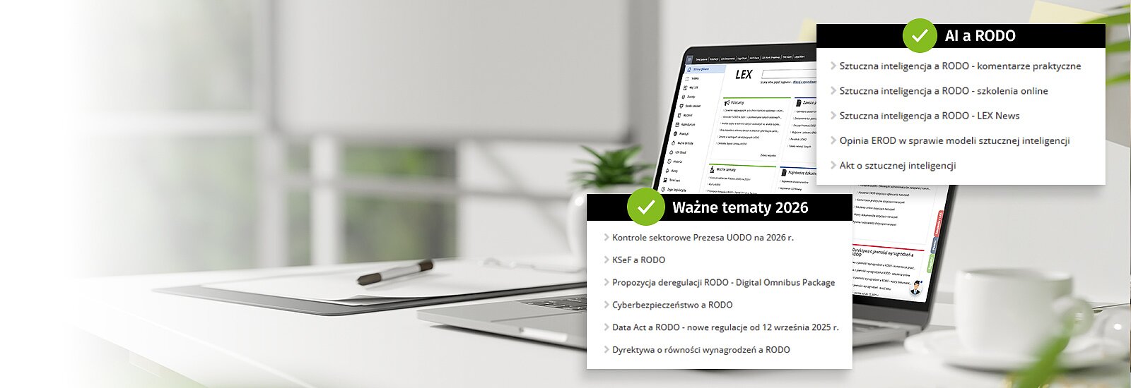Wypróbuj LEX Ochrona Danych Osobowych Optimum&nbsp;przez 14 dni za darmo LEX Ochrona Danych Osobowych&nbsp;to program, dzięki któremu zyskasz wsparcie w stosowaniu RODO i krajowych przepisów o ochronie danych, zapewniający narzędzia i informacje ułatwiające zarządzanie danymi w każdej branży.