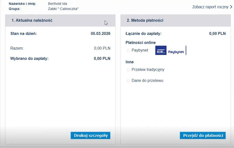Progman iPrzedszkole rozliczenia – automatyczne naliczanie opłat i płatności online eliminuje ręczne rozliczenia i przyspiesza obsługę