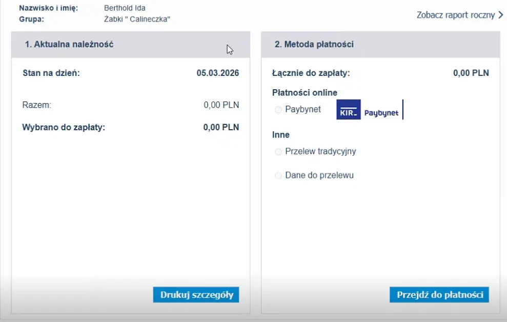 Progman iPrzedszkole rozliczenia – automatyczne naliczanie opłat i płatności online eliminuje ręczne rozliczenia i przyspiesza obsługę