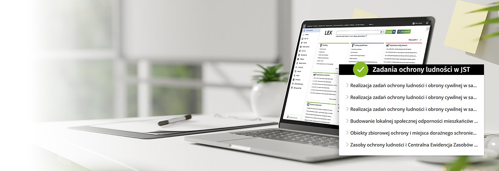 Wypróbuj LEX Bezpieczeństwo i Zarządzanie Kryzysowe&nbsp;z Expert AI&nbsp;przez 5 dni za darmo To program, który dostarcza praktyczną wiedzę oraz indywidualne konsultacje eksperckie w obszarze ochrony ludności, obrony cywilnej i zarządzania kryzysowego. Nowość! LEX Expert AI&nbsp;- specjalistyczny czat AI bazujący na zasobach LEX. W dostępie testowym: 20 zapytań do czata.&nbsp;&nbsp;