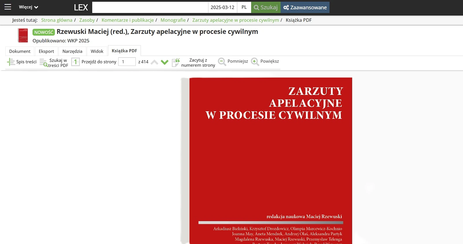 lex context - książka w pdf