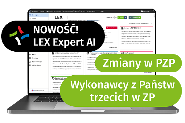 LEX Zamówienia Publiczne z Expert AI