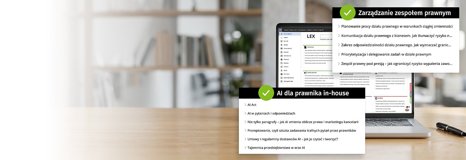 Wypróbuj LEX Dział Prawny przez 14 dni&nbsp;za darmo Wiarygodne źródła, wiedza uznanych autorów Na czas testowania otrzymujesz: Produkt&nbsp; LEX Dział Prawny wersja Premium &nbsp;
